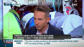 "Il y a 2348 réfugiés sur les 3 campements (...) ce sont des campements sauvages, qui sont dans une situation de chaos croissant"