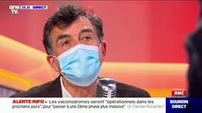 Variant breton: "La vraie difficulté, c'est qu'il est plus difficile à détecter (...) il n'y a pas d'éléments qui montrent qu'il est plus dangereux" assure Arnaud Fontanet
