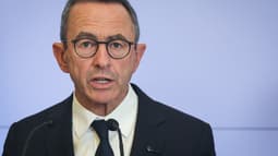 Le ministre de l'Intérieur Bruno Retailleau, ce jeudi 18 septembre.