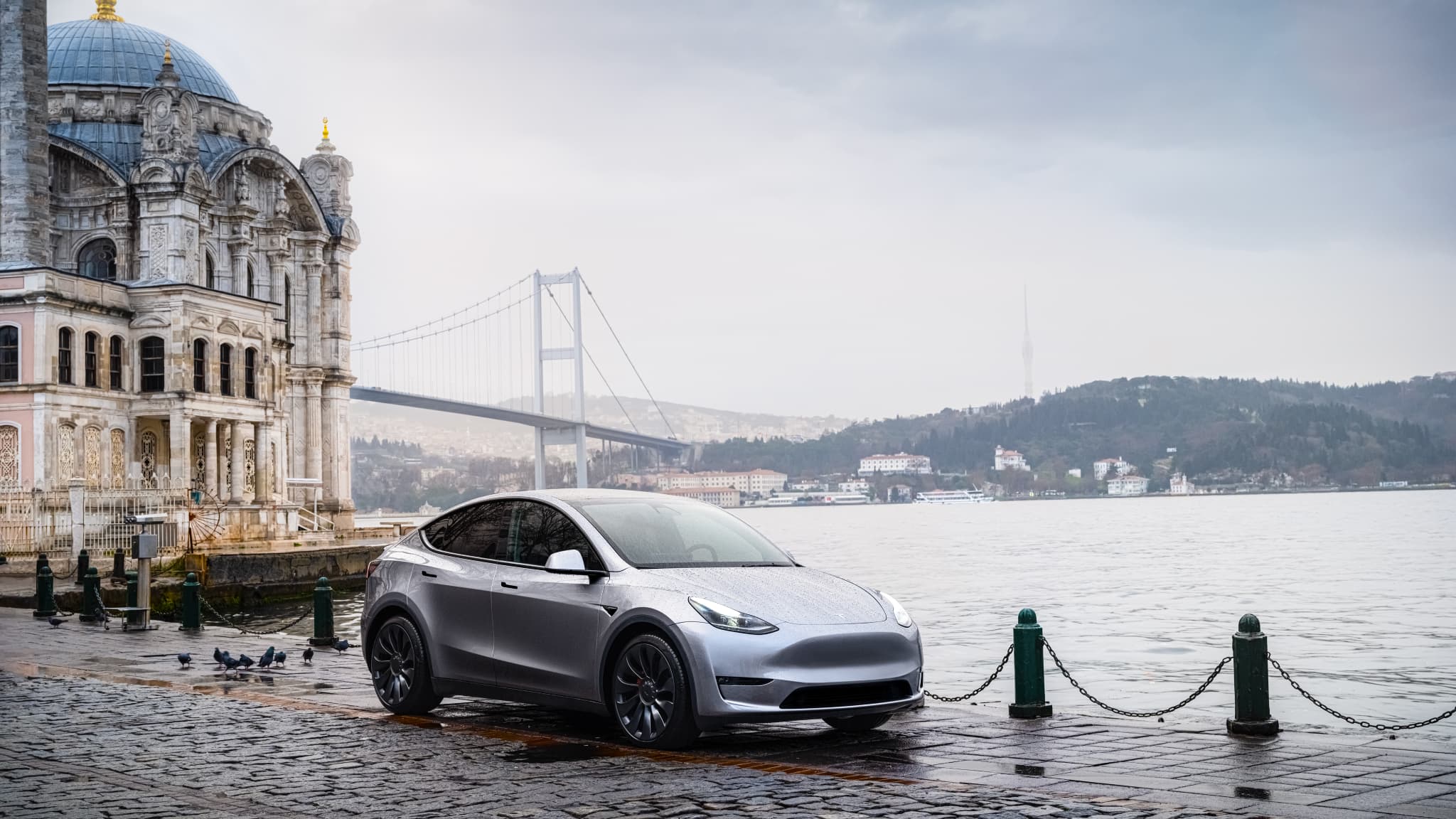 Le SUV Tesla Model Y. Le SUV Tesla Model Y.