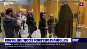 Louvre-Lens: succès pour l'exposition Champollion