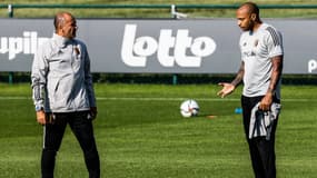 Roberto Martinez et Thierry Henry