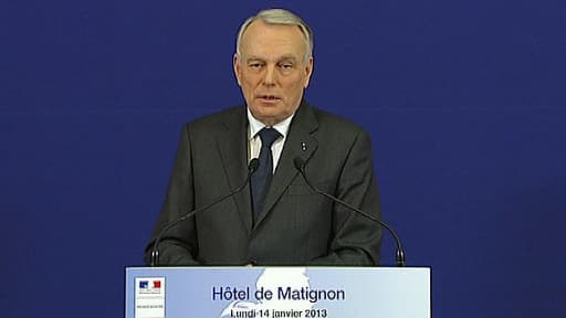 Jean-Marc Ayrault s'est exprimé après avoir rencontré les responsables parlementaires.