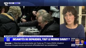 Clotilde Hesme (actrice et membre de l'association des "Acteur.ices") sur Gérard Depardieu: "L'impunité envers des personnages comme celui-là est un vrai problème pour les victimes"