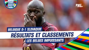 Euro 2024 / Belgique 0-1 Slovaquie : Résultats et classements