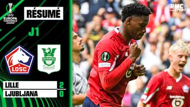 Résumé : Lille 2-0 Ljubljana - Conference League (1ère journée)