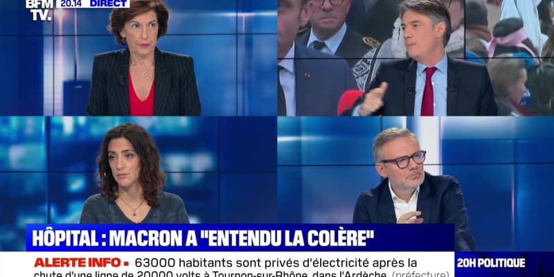 Hôpital: Emmanuel Macron a "entendu la colère" - 14/11