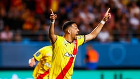 Facundo Medina avec le RC Lens, le 14 mai 2022