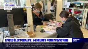 Présidentielle: les habitants affluent à Villeneuve d'Ascq pour s'inscrire sur les listes électorales