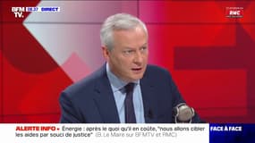 Bruno Le Maire annonce un nouveau rapport "d'ici 6 mois" sur les causes de l'inflation