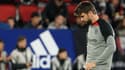 Gerard Piqué lors du match Osasuna-Barça, à Pampelune le 8 novembre 2022