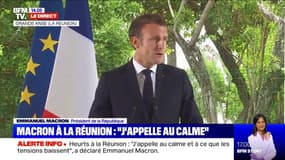 Heurts à la Réunion: "il y a ces violences, mais il y a aussi un autre visage des quartiers" (Emmanuel Macron)