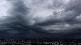 Un orage s'approche de Nice, le 21 septembre 2016. (Photo d'illustration)