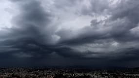 Un orage s'approche de Nice, le 21 septembre 2016 (Photo d'illustration)
