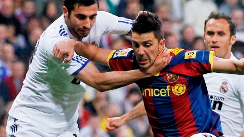 David Villa et Raul Albiol