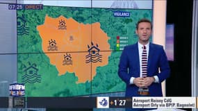 Météo Paris Île-de-France du 12 juin: De fortes pluies ce matin