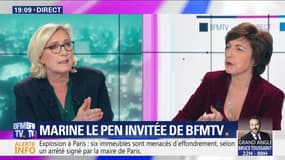 Marine Le Pen face à Ruth Elkrief (1/2)