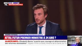 Andréa Kotarac (porte-parole du Rassemblement national) sur Gabriel Attal: "Emmanuel Macron envoie à l'Assemblée nationale son hologramme"