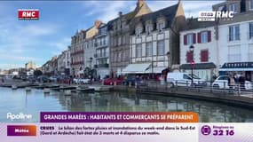 Grandes marées : habitants et commerçants se préparent
