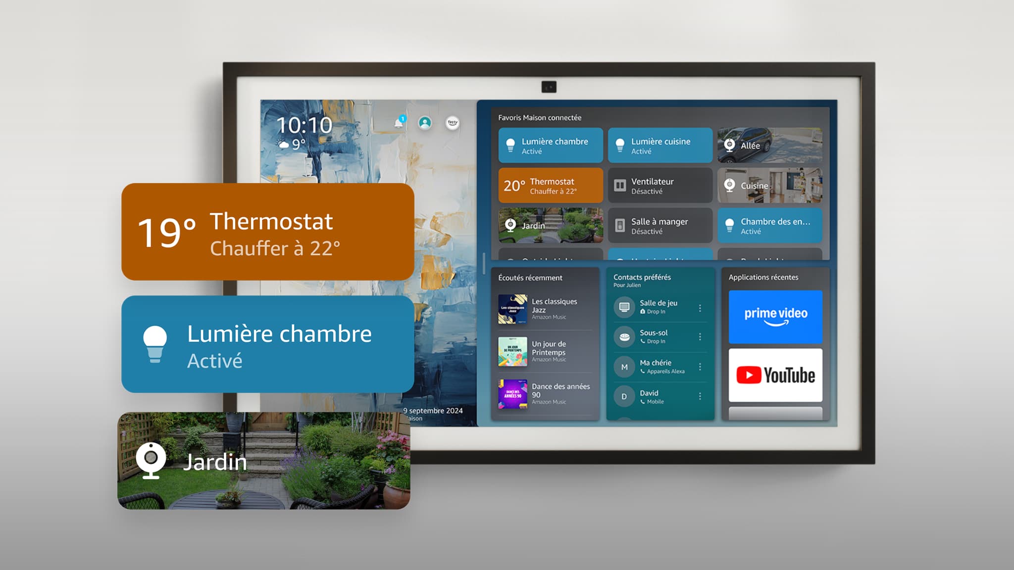 Les widgets de l'Echo Show 21 d'Amazon Les widgets de l'Echo Show 21 d'Amazon