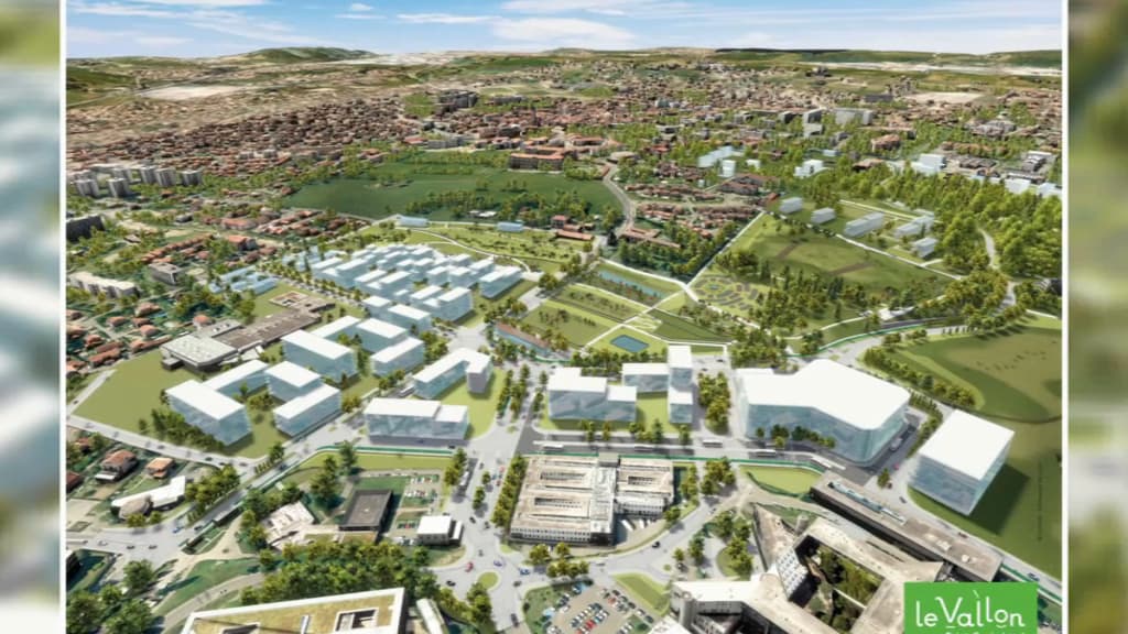 Un aperçu du futur quartier du Vallon, à Saint-Genis-Laval. Un aperçu du futur quartier du Vallon, à Saint-Genis-Laval.