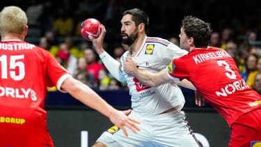 Karabatic lors de la finale du Mondial de handball entre la France et le Danemark, 29 janvier 2023