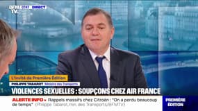 Soupçons de violences sexuelles chez Air France: "Les faits semblent particulièrement graves s'ils sont avérés", réagit le ministre des Transports Philippe Tabarot