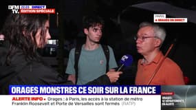 "Les parasols ont volé partout, les verres étaient par terre": à Paris, d'importants dégâts après des orages monstres