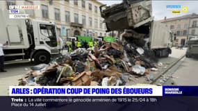 Arles : opération coup de poing des éboueurs