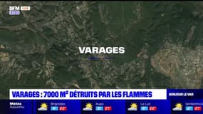 Var: 7.000 m2 détruits par les flammes à Varages