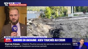 Frappes russes à Kiev: "Ce sont de véritables crimes de guerre", réagit le député Nicolas Metzdorf