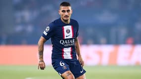 Marco Verratti avec le PSG contre la Juventus en Ligue des champions