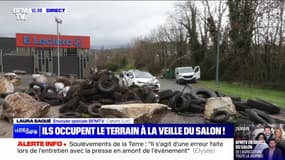 Les agriculteurs du Lot ont déversé des déchets devant un Leclerc pendant leur opération escargot