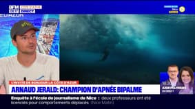 "Récupérer mon titre": le champion du monde d'apnée Arnaud Jerald affiche ses objectifs pour les championnats de France