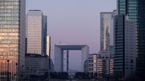 Le quartier d'affaires de La Défense à Paris