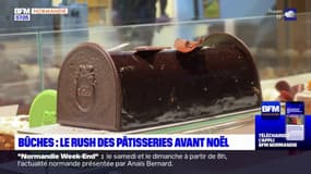 Le rush dans les pâtisseries normandes à quelques jours de Noël