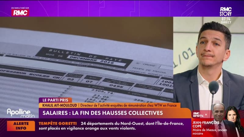 Salaires : "Un curseur significatif sur les augmentations individuelles ou au mérite"