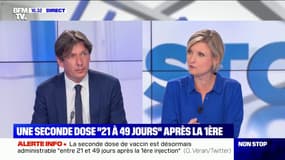 Vaccin: la seconde dose possible "21 à 49 jours" après la première, un délai allongé d'une semaine