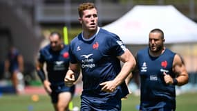 Thibaud Flament avec le XV de France le 13 juillet 2023