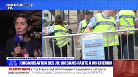 JO 2024: "On a une organisation qui est aussi irréprochable que possible", se félicite Amélie Oudéa-Castéra