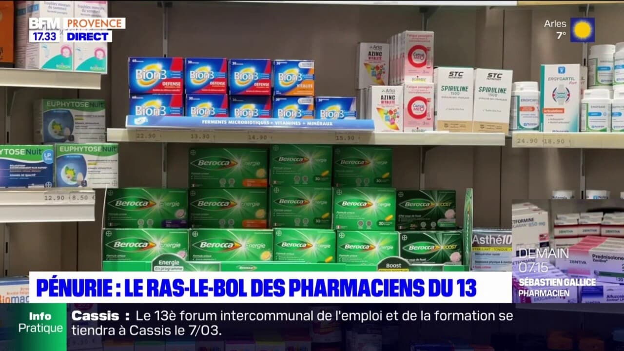 Pénurie De Médicaments: Le Ras-le-bol Des Pharmaciens Des Bouches-du-Rhône