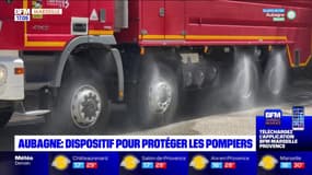 Aubagne: un camion spécial pour protéger les pompiers lors des feux de forêt