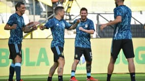 Lionel Messi et ses coéquipiers argentins