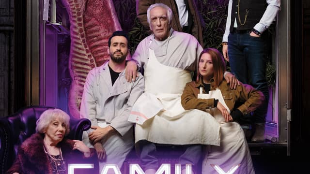 Affiche de Family Business, une série Netflix dans laquelle une famille se lance dans la vente de cannabis.