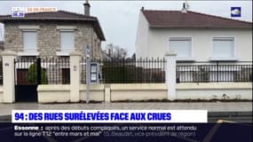 Villeneuve-le-Roi: des rues surélevées face aux risques de crues