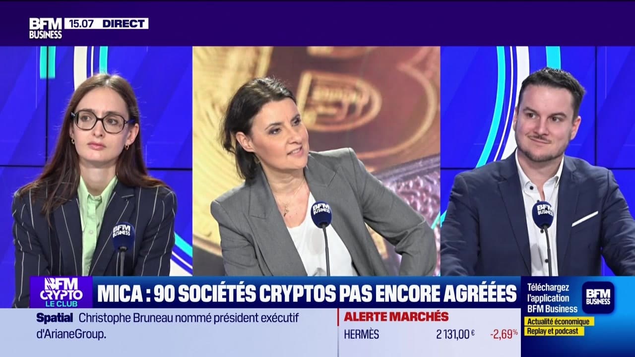 BFM Crypto, le Club : MiCA, 90 sociétés cryptos pas encore agréées - 19/01