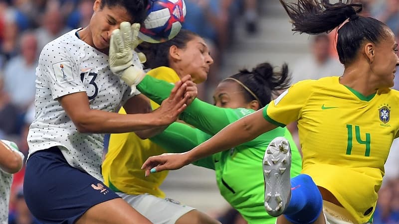 Valérie Gauvin face au Brésil