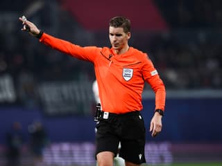 François Letexier lors d'un match de Ligue des champions le 2 octobre 2024.