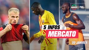 Dembélé, Mangala, Bakker… Les 5 infos mercato du 20 janvier 2022 à la mi-journée