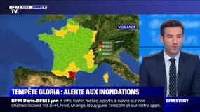 Story 2 : Tempête Gloria: l'Aude et les Pyrénées-Orientales en alerte rouge inondation - 22/01